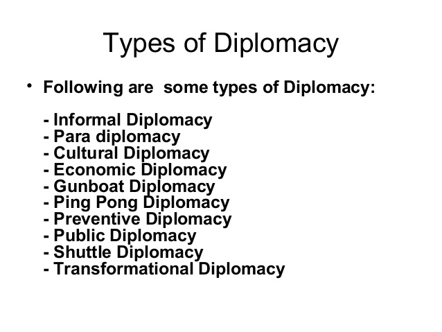 Diplomacy and its types PDF Slide Share